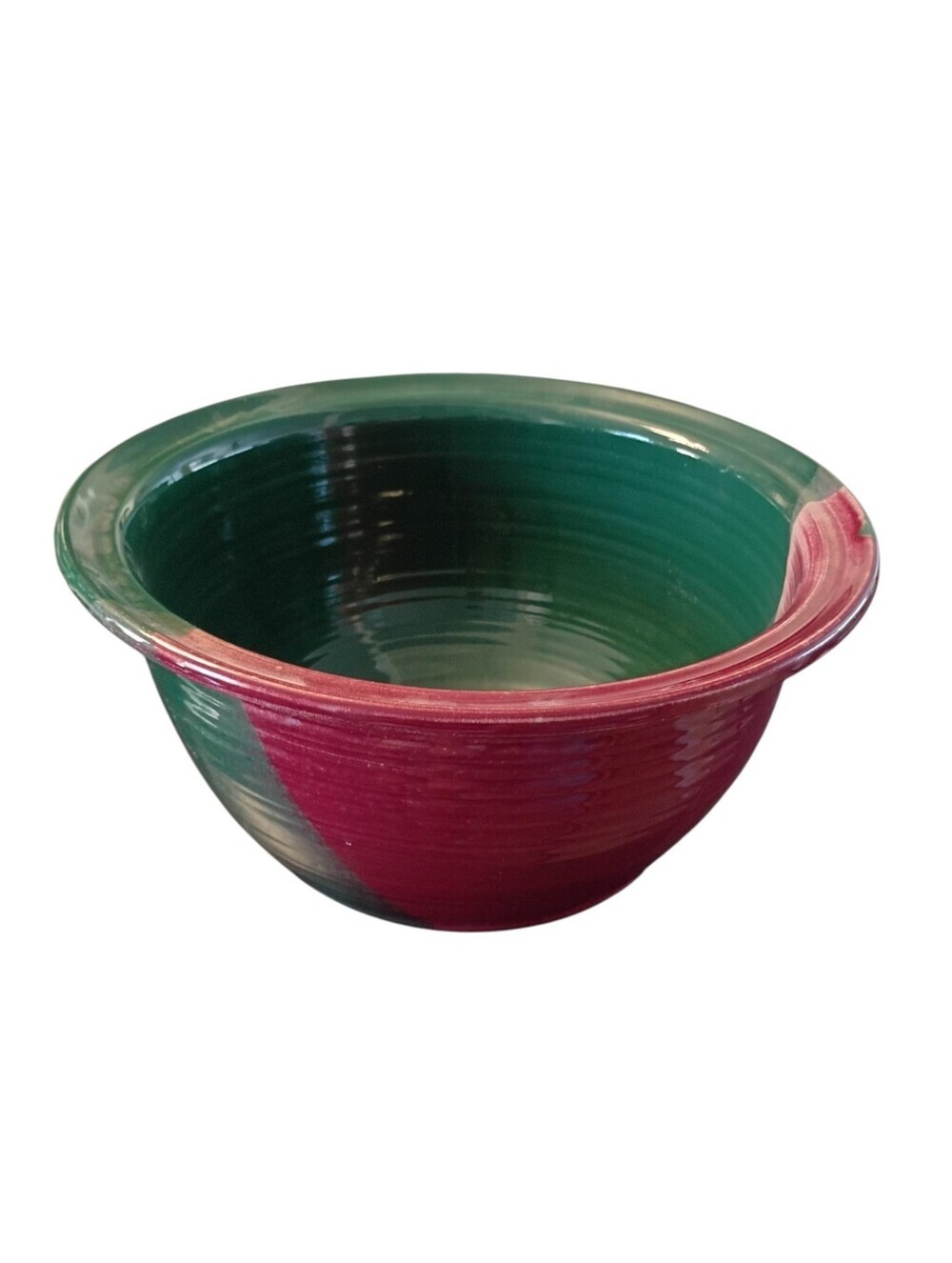 Vintage T. Puterbaugh Gill Studio Art Pottery Stoneware Bowl Oversized 15.5"